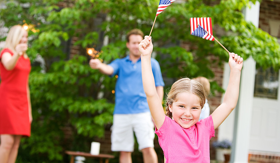 Responsible parents should be in charge of fireworks, even sparklers.