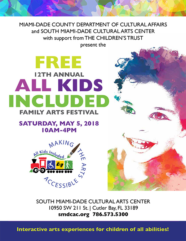 The 12th Annual All Kids Included Family Arts Festival provides a full day of activities and cultural experiences for children with and without disabilities! Kid-friendly Main Stage shows include The Gruffalo and America's Got Talent's Mandy Harvey.  This year’s theme is inspired by the award-winning book We’re All Wonders, written and illustrated by R.J. Palacio – The unforgettable bestseller has inspired a nationwide movement to Choose Kind. Palacio shows readers what it’s like to live in Auggie’s world—a world in which he feels like any other kid, but he’s not always seen that way.  We’re All Wonders may be Auggie’s story, but it taps into every child’s longing to belong, and to be seen for who they truly are. To get a free copy of this year’s official book, have your parent/guardian complete a survey at the survey station located in the main lobby. One book per family (while supplies last).