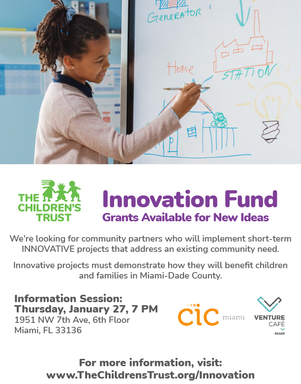 Innovation Grant Information Session Flyer